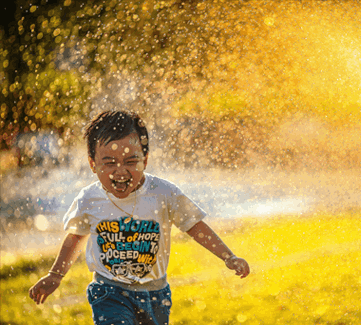 Junge spielt Junge spielt